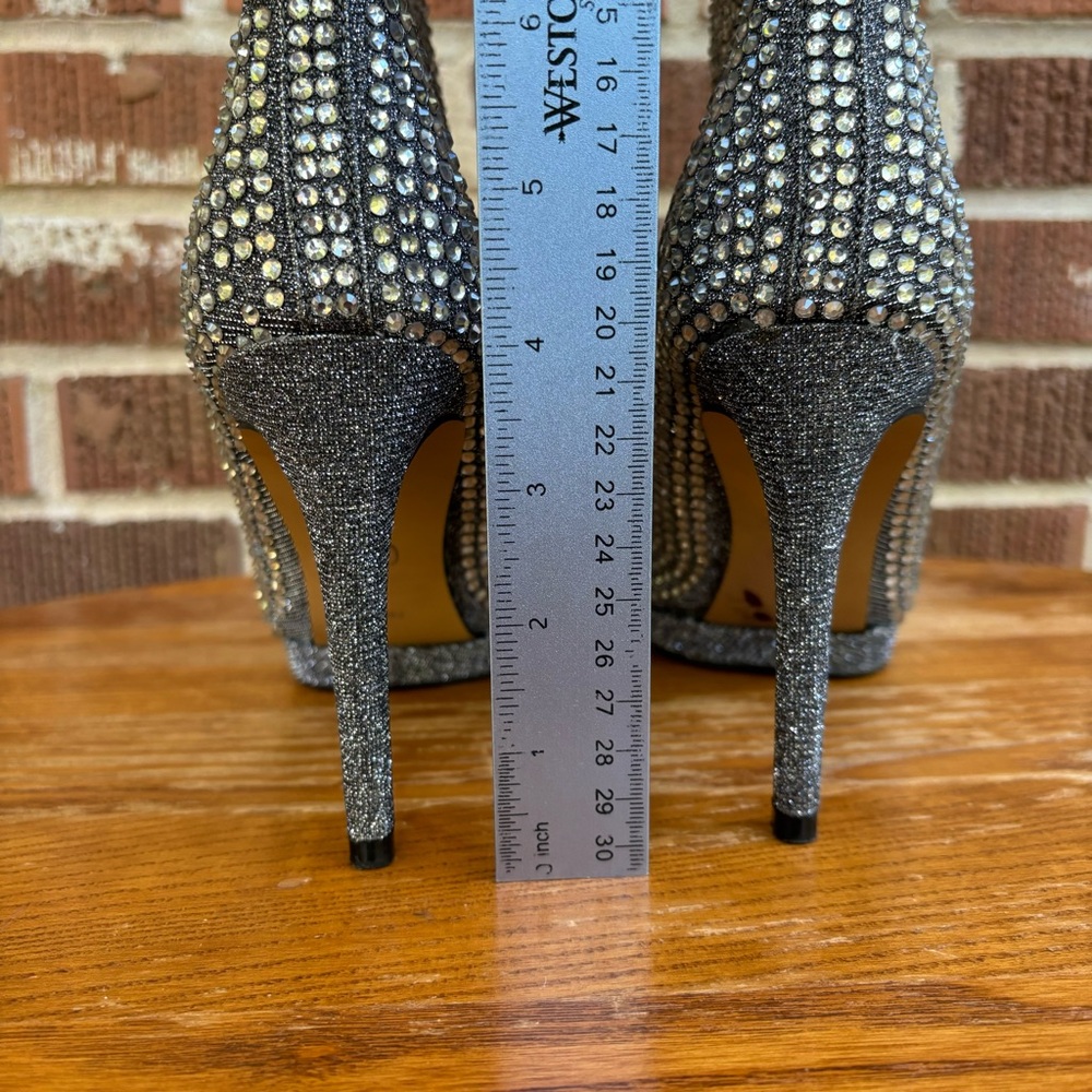 Jessica Simpson Vianne Pointed Toe Rhinestone Fashion Boot Size 7.5 - Picture 5 of 10